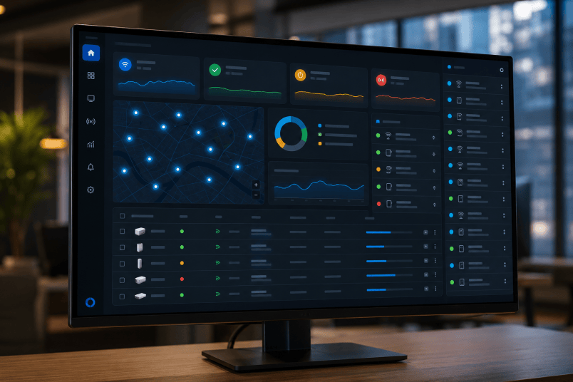 Backend IoT cloud dashboard for RFID fleet management