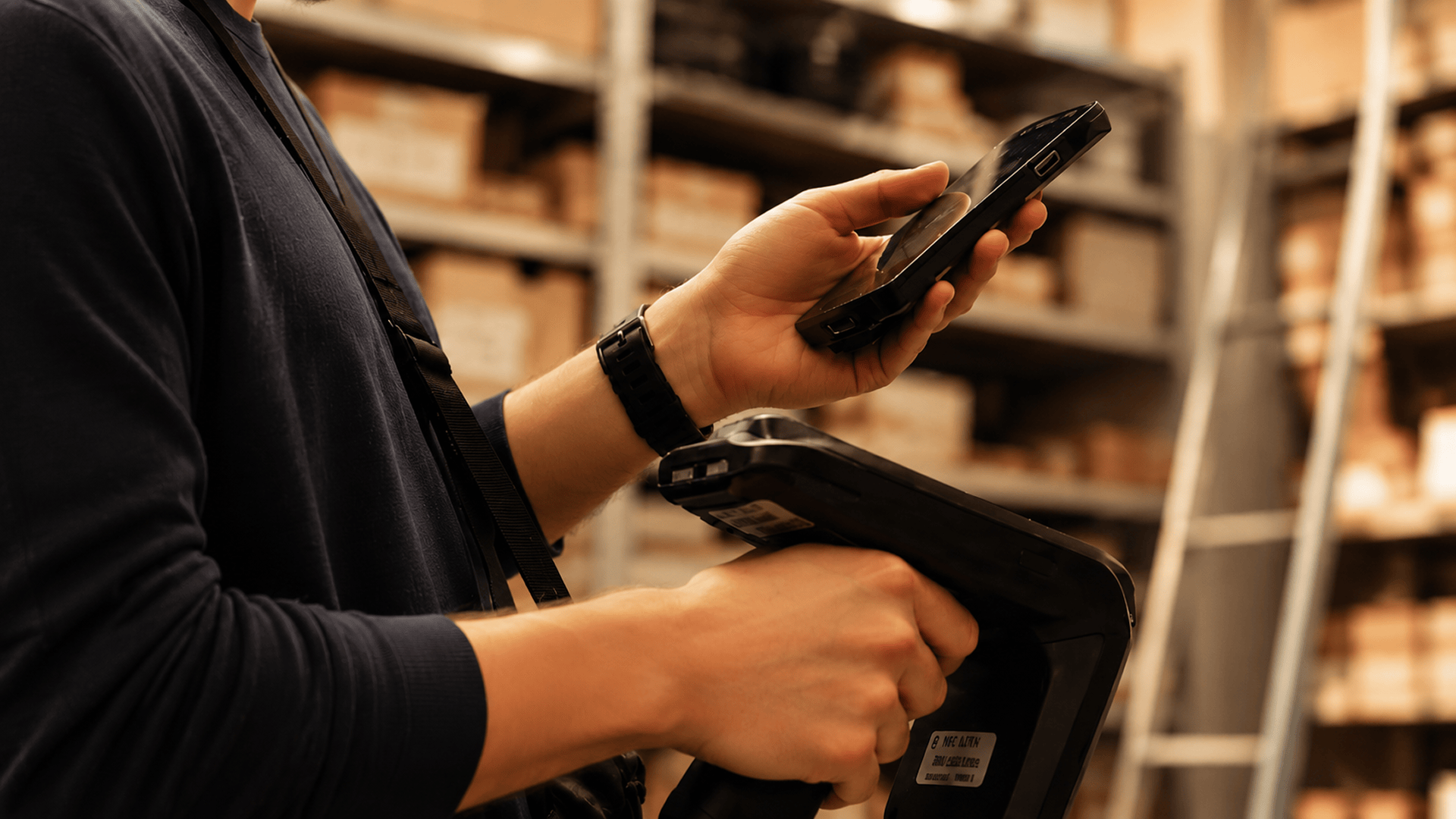 Device Manager Mobile running on a Zebra Android handheld